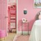 mDesign Fabric Nursery Hanging Organizer with 7 Shelves/3 Drawers
